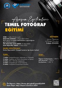 Temel Fotoğrafçılık Eğitimi